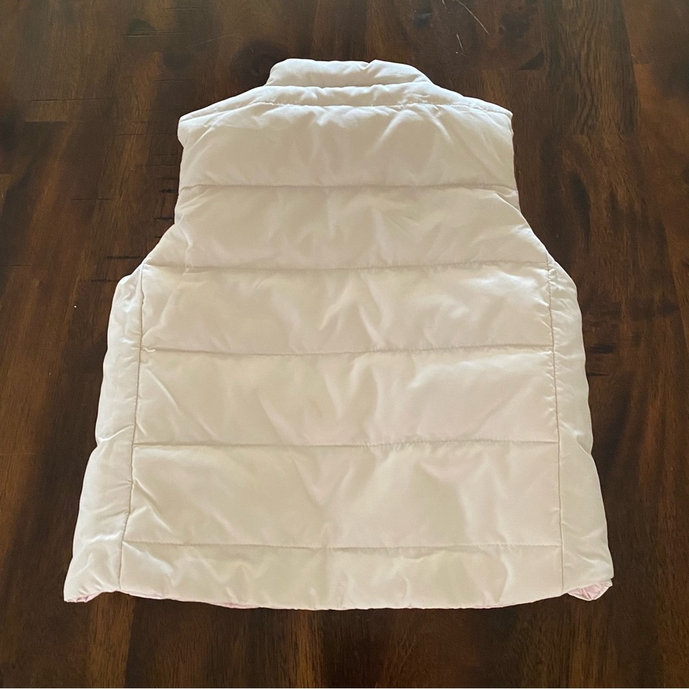 Ralph Lauren Down Reversible Baby Girl Vest - Picture 4 of 5